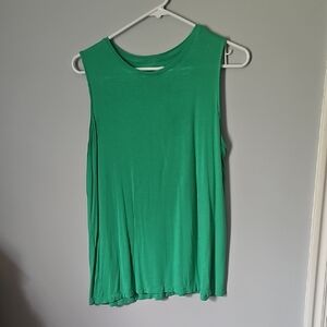 Nine West Vibrant Green Muscle Tee